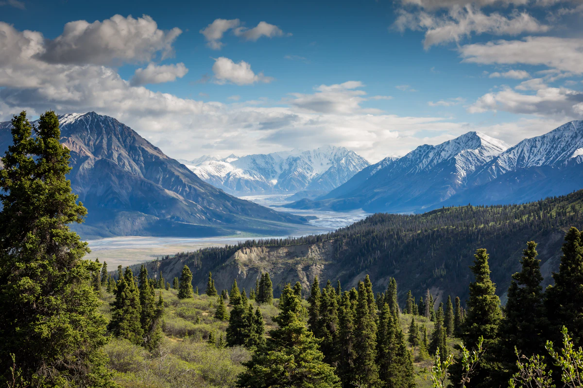 Mountain landscape view